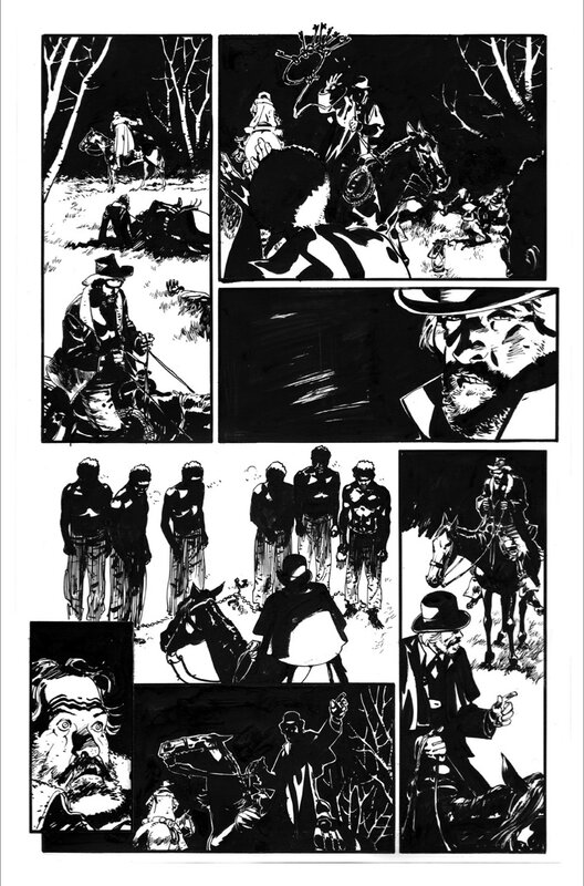 Django #1 page 9 par R.M. Guéra - Planche originale