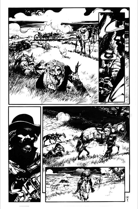 Django #2 page 15 par R.M. Guéra - Planche originale