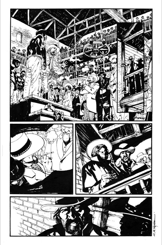 Django #4 page 13 par R.M. Guéra - Planche originale