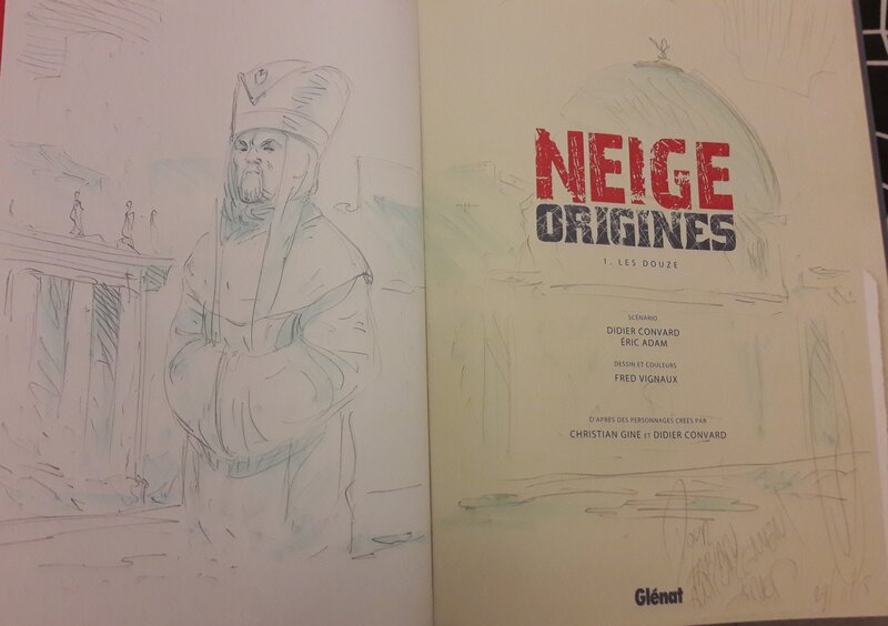 Neige origine par Frédéric Vignaux - Dédicace