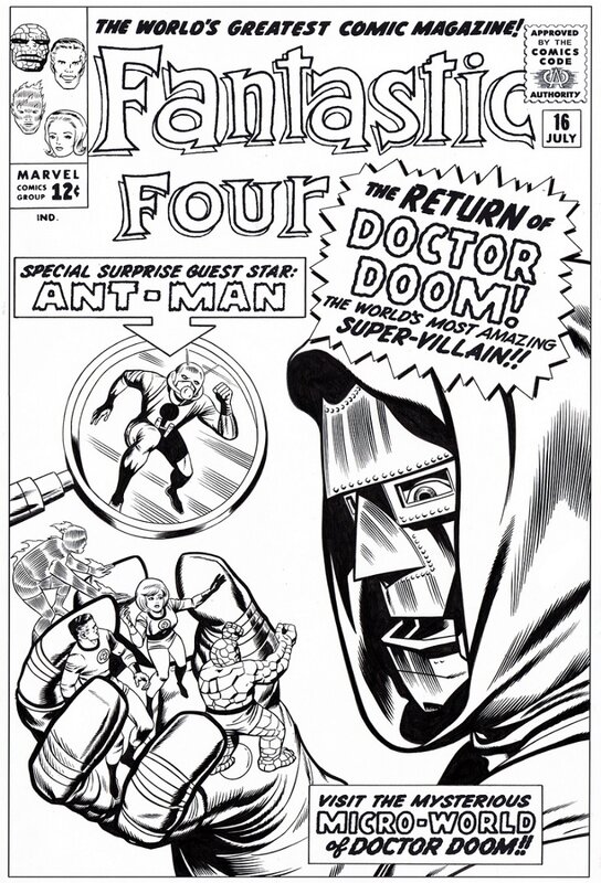 Bruce McCorkindale, Fantastic Four # 16 cover - Couverture originale