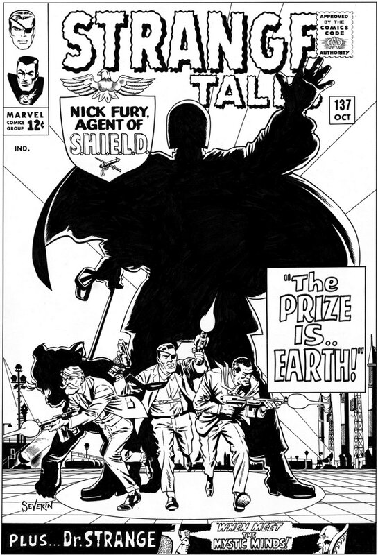 Bruce McCorkindale, Strange Tales # 137 cover - Couverture originale