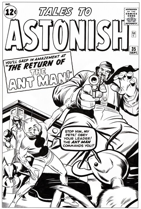 Bruce McCorkindale, Tales to Astonish # 35 cover - Couverture originale