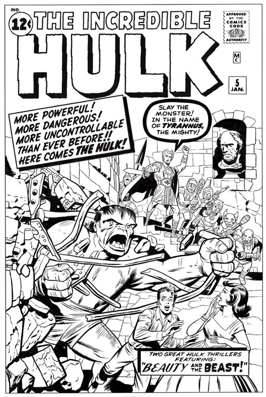 Bruce McCorkindale, The Incredible Hulk # 5 cover - Original Cover