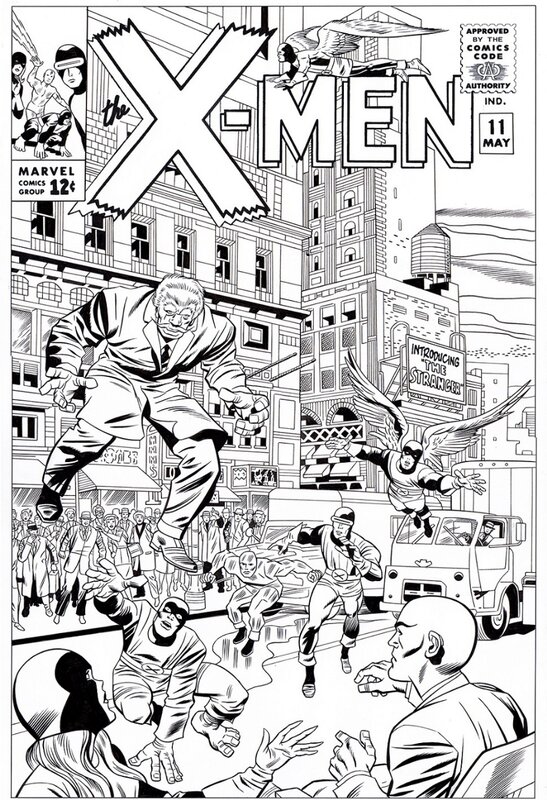 X-Men # 11 cover by Bruce McCorkindale - Original Cover