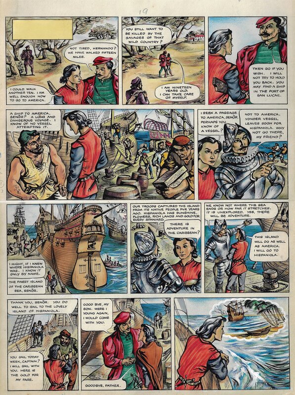 Cortez by William Stobbs - Comic Strip