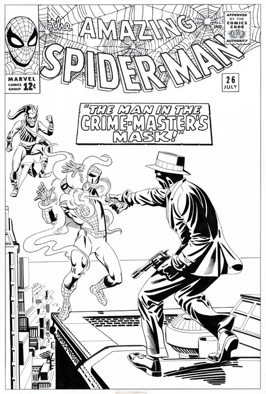 Bruce McCorkindale, Amazing Spider-man # 26 cover - Couverture originale