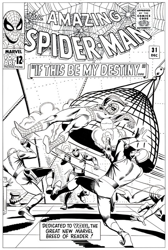Bruce McCorkindale, Amazing Spider-man # 31 cover - Original Cover