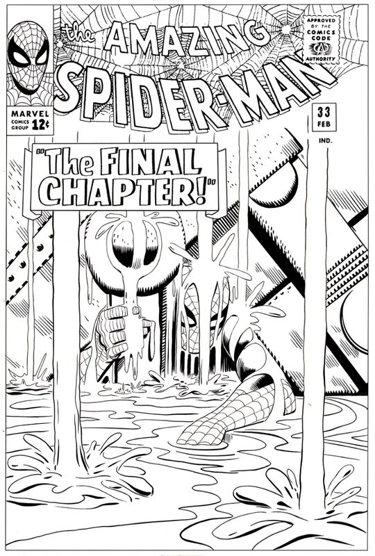 Bruce McCorkindale, Amazing Spider-man # 33 cover - Original Cover