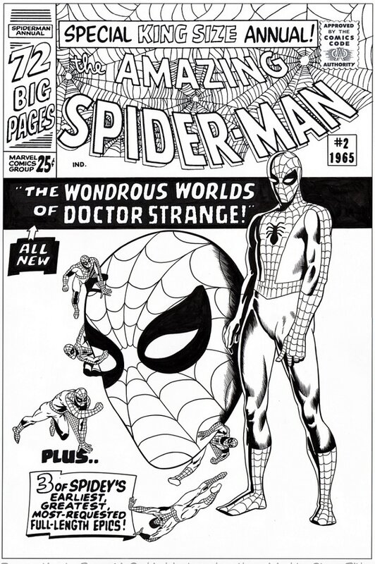 Bruce McCorkindale, Amazing Spider-man Annual # 2 cover - Couverture originale