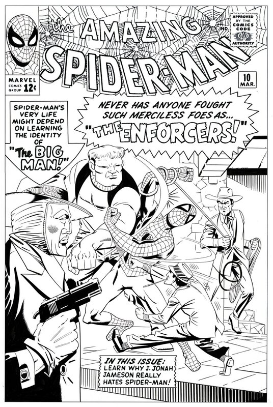 Bruce McCorkindale, Amazing Spider-man # 10 cover - Original Cover