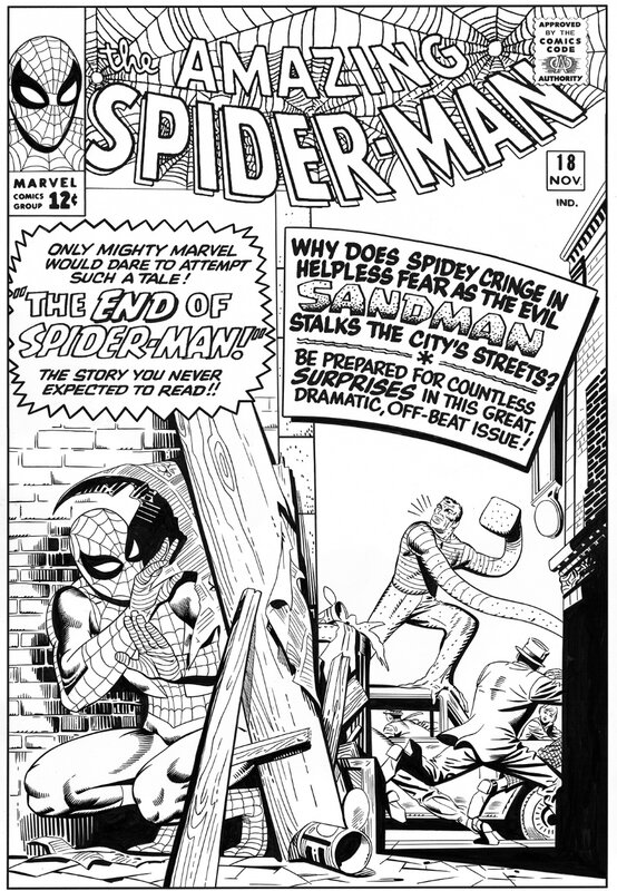 Bruce McCorkindale, Amazing Spider-man # 18 cover - Couverture originale