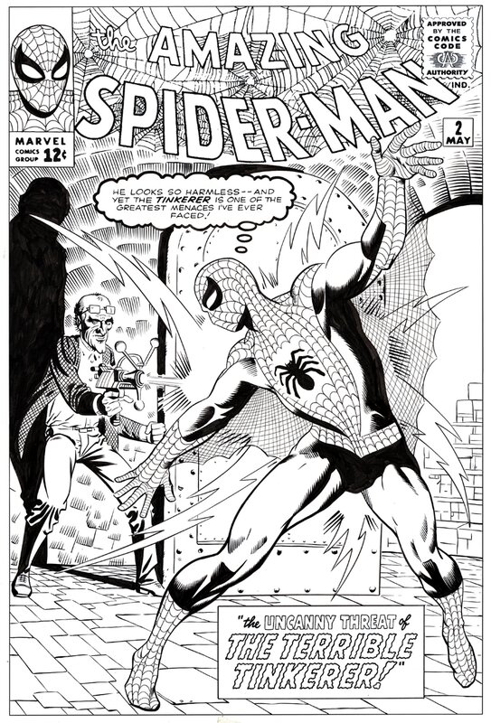 Bruce McCorkindale, Amazing Spider-man # 2 cover - Couverture originale