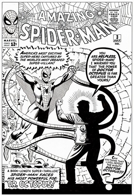 Bruce McCorkindale, Amazing Spider-man # 3 cover - Couverture originale