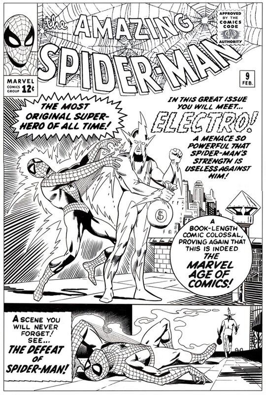Bruce McCorkindale, Amazing Spider-man # 9 cover - Original Cover