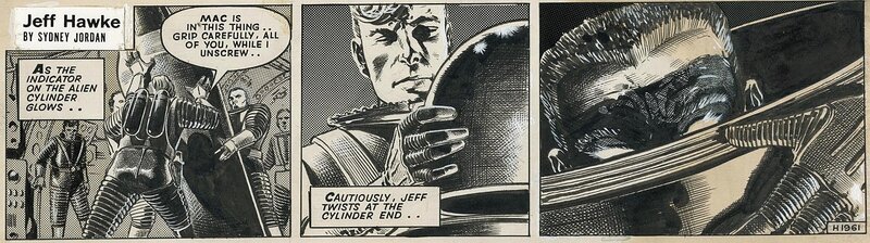 Jeff Hawke - H1961 by Sydney Jordan - Comic Strip