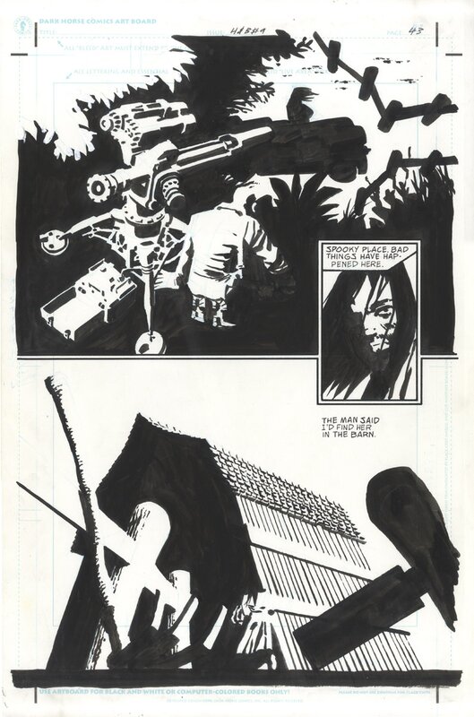 Frank Miller, Sin City Hell and Back #9 Page 43 - Planche originale