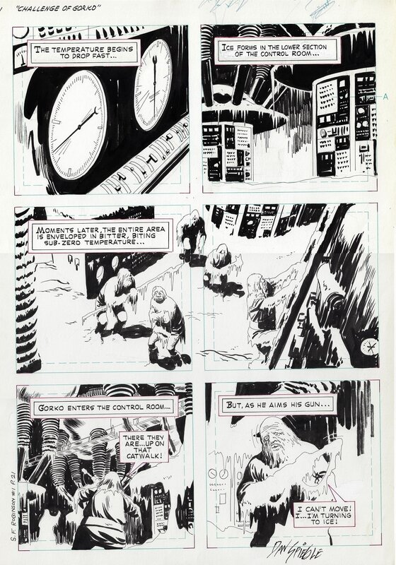 Dan Spiegle, Space Family Robinson # 1, page 21 - Comic Strip
