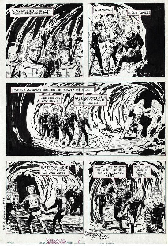 Dan Spiegle, Space Family Robinson # 1, page 30 - Comic Strip