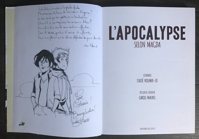 Carole Maurel, Chloe Vollmer-Lo, L apocalypse selon magda - Dédicace