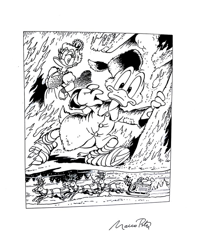 Marco Rota, Cover for Zio Paperone 118 - Comic Strip