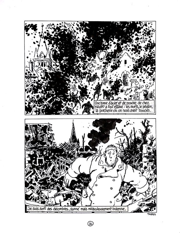 Jacques Tardi, Varlot soldat, page 16 - Comic Strip