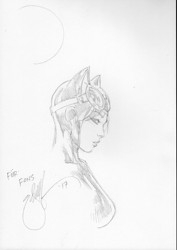 Eric Basaldua Catwoman - Sketch