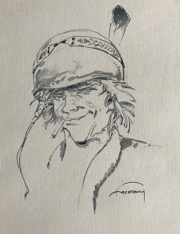 Hermann, Kurdy (série Jérémiah) - Illustration originale