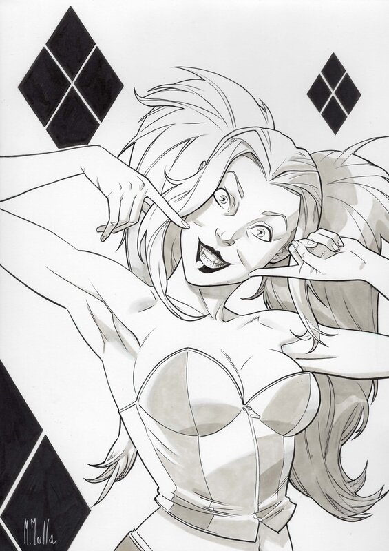 Marco Failla Harley Quinn - Original Illustration