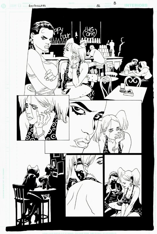 Eduardo Risso, Brian Azzarello, 100 Bullets #56 page 8 - The Hard Way - Planche originale