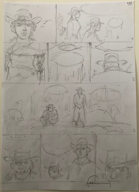 Hermann - Duke 2 - storyboard - Original art