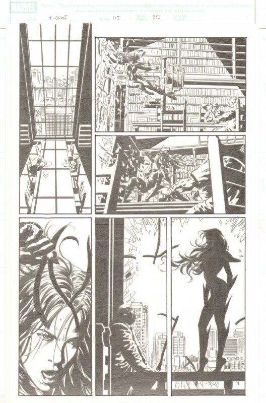 Mike Deodato Jr., Thunderbolts #115 page 20 - Original art