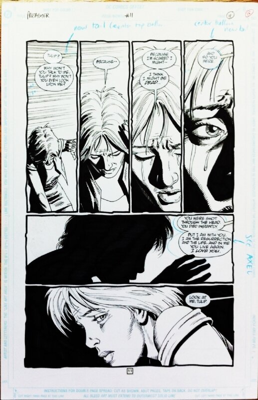 Steve Dillon, Preacher #11 page 11 - Œuvre originale