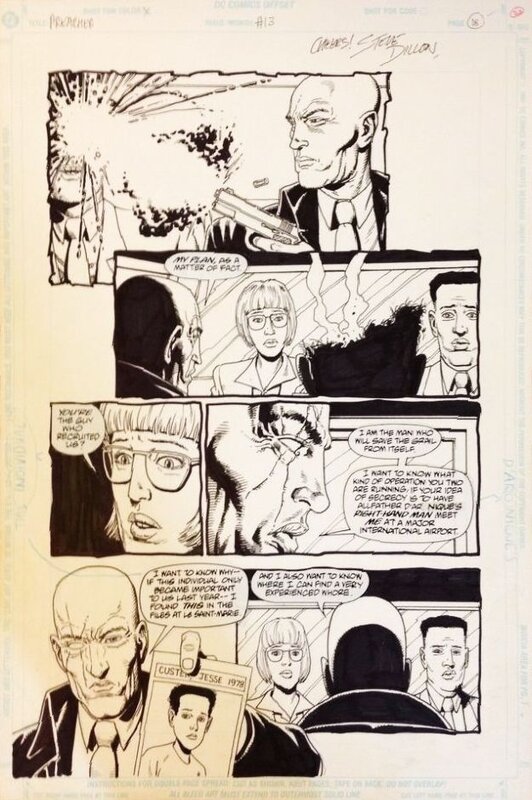 Steve Dillon, Preacher #13 page 18 - Œuvre originale