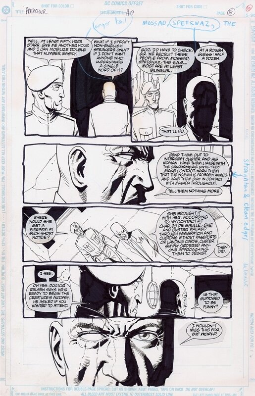 Steve Dillon, Preacher #19 page 15 - Original art