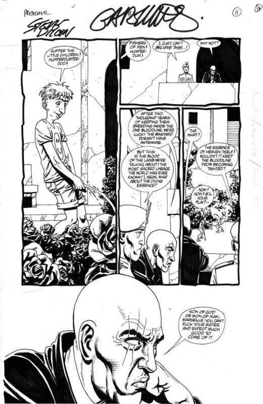 Steve Dillon, Preacher #21 page 11 - Original art