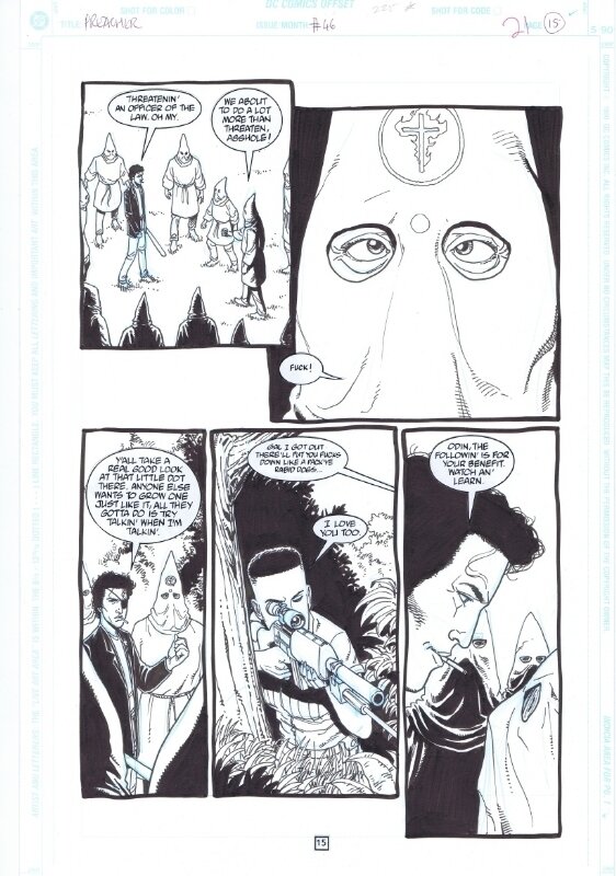 Steve Dillon, Preacher #46 page 15 - Œuvre originale