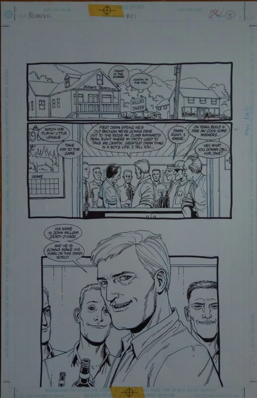Steve Dillon, Preacher #51 page 10 - Original art