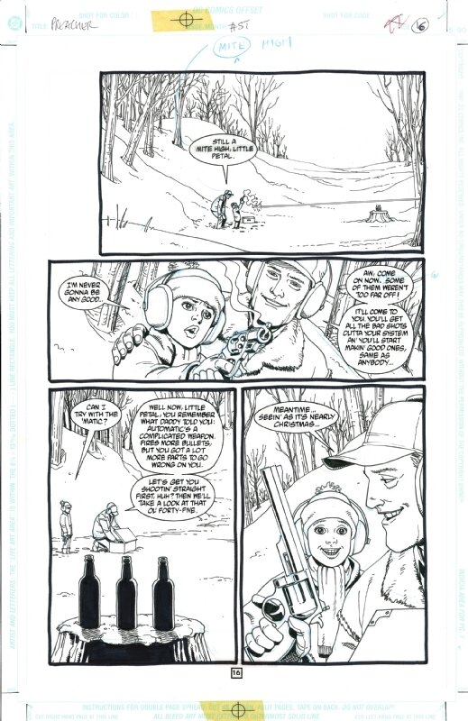 Steve Dillon, Preacher #51 page 16 - Œuvre originale