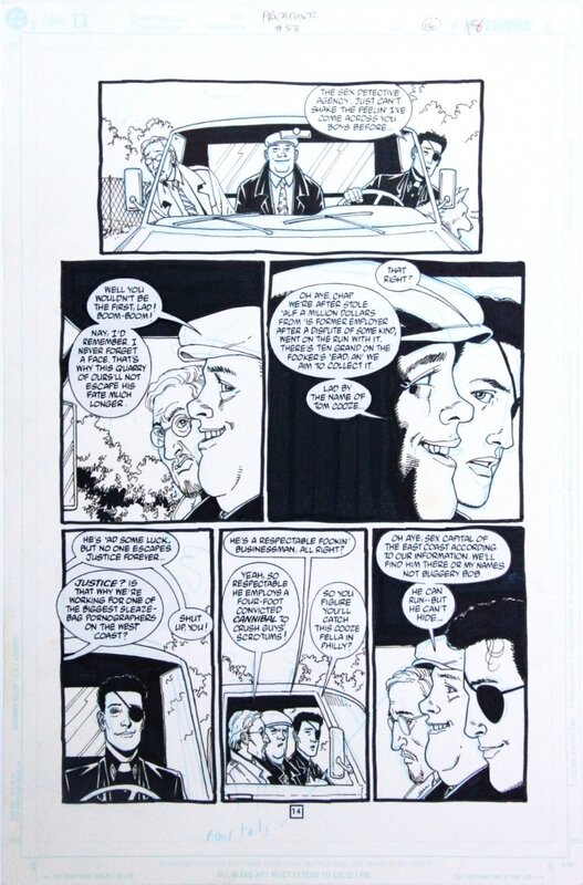 Steve Dillon, Preacher #53 page 14 - Original art