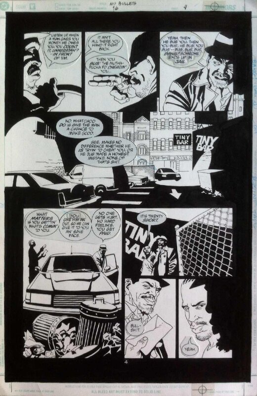 Eduardo Risso, 100 Bullets - #16 page 4 - Original art