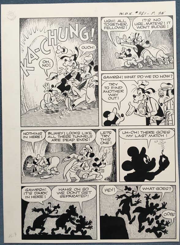 Paul Murry Mickey Mouse & Goofy WDC 381 (1972) - Comic Strip