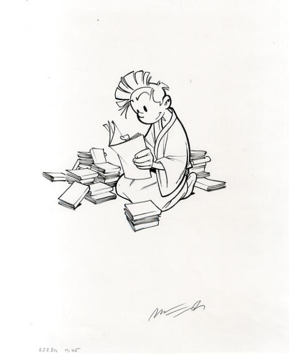 Spirou et Fantasio par Jose Luis Munuera, Jean-David Morvan - Planche originale