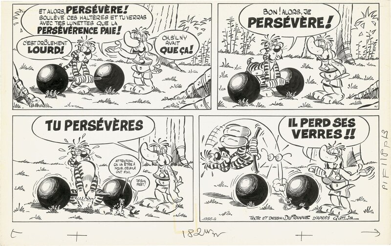 Henri Dufranne, Gai Luron Une espèce de jungle en loufoquerie - Comic Strip