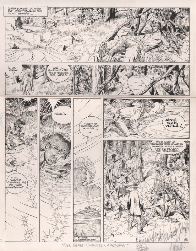 Michel Blanc-Dumont, Jonathan Cartland  Planche 18 - Comic Strip