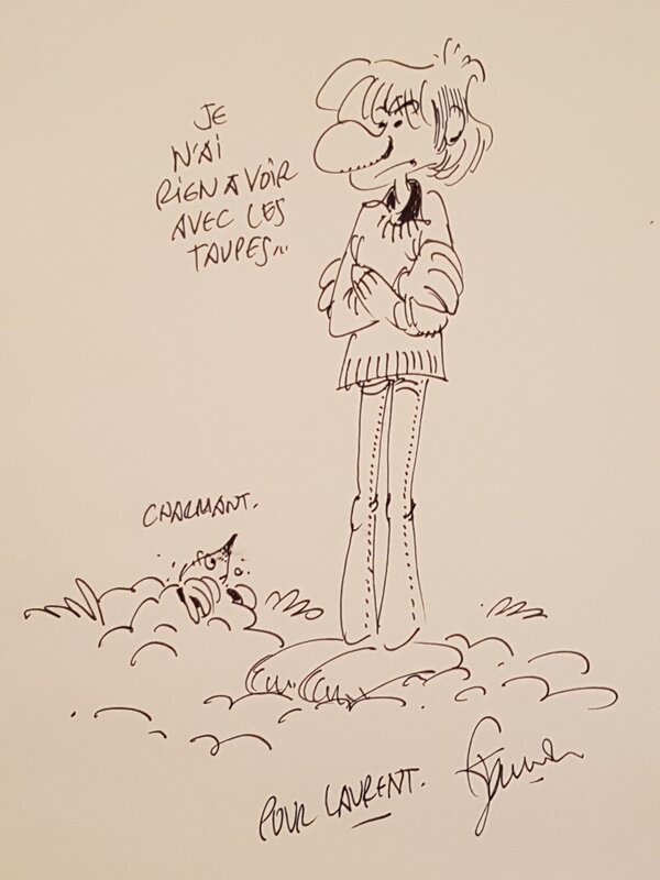 Dessin original de JANNIN - Dédicace