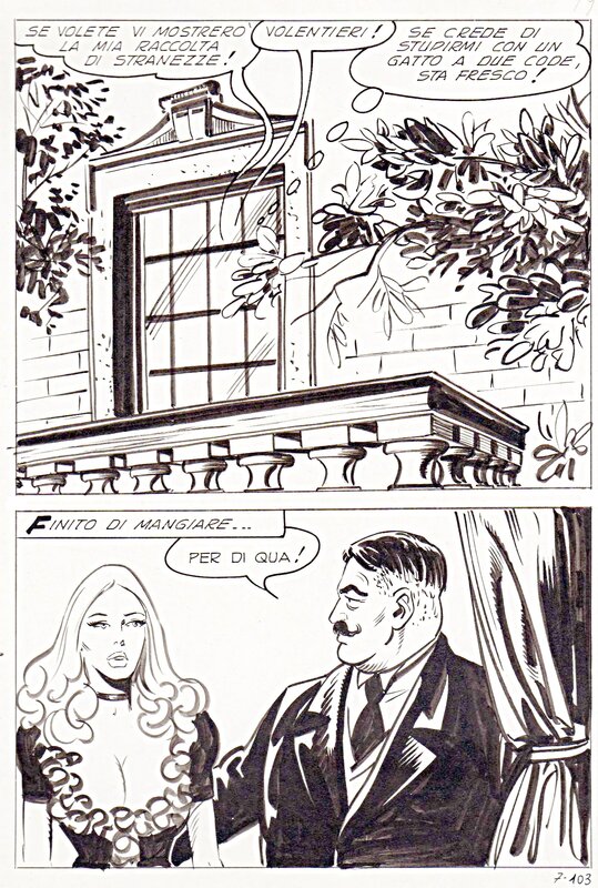 Birago Balzano, Zora la vampira n°7 page 103 - Comic Strip