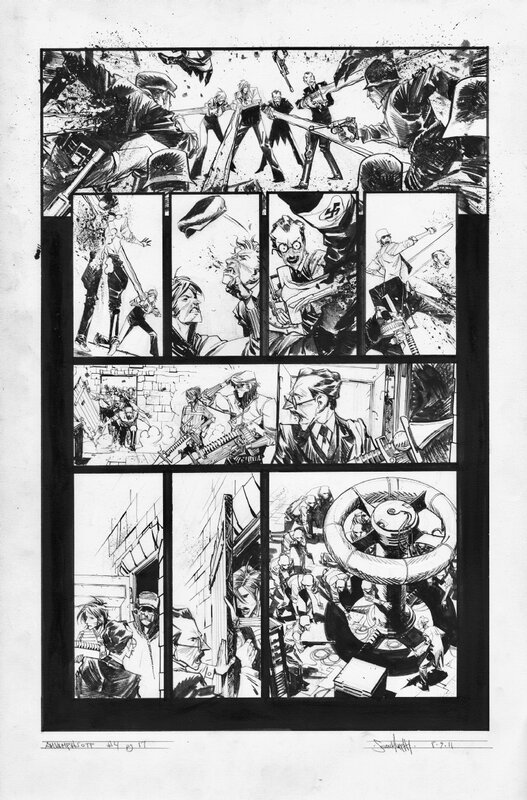 American Vampire: Survival Of The Fittest issue 4 page 17 by Sean Murphy - Planche originale