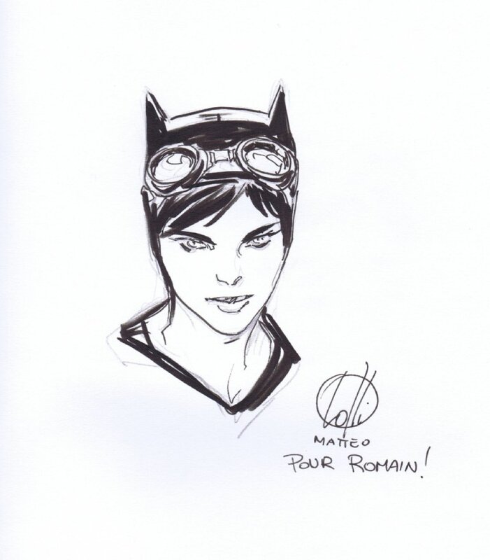 Catwoman par Lolli - Dédicace