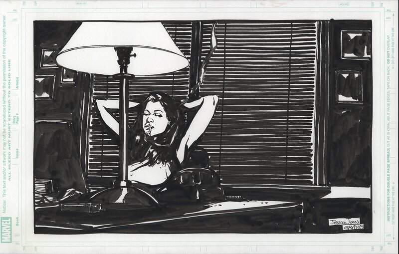 Michael Gaydos, Jessica Jones - Published TPB Illustation - Original Illustration